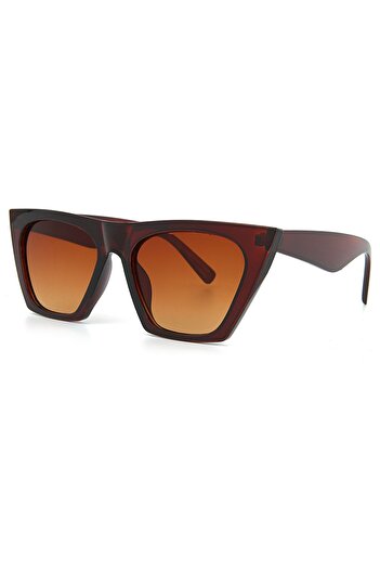 Aqua Di Polo 1987 Hnědé dámské sluneční brýle Cat Eye APSS 053300