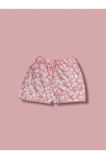 Erdenay Tekstil Desenli Penye Kadın Şort Pijama