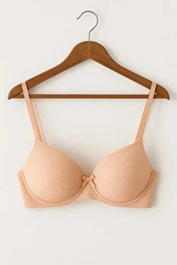 enmodaiçgiyim Salmon Patterned Supported Women's Bra