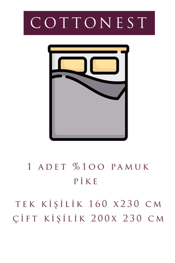 Cottonest Double Person Cotton Pique