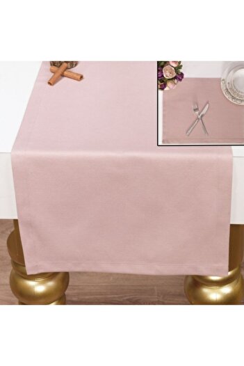 Tropikhome Tablecloth and 6 napkins set, Tropik Home, Pink
