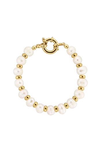 ohmygod jewelry Bratara Perle de Cultura si Accesorii din Argint Placat cu Aur – Lia
