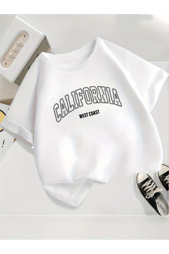 uyguntarz Kids California Printed Design Tshirt
