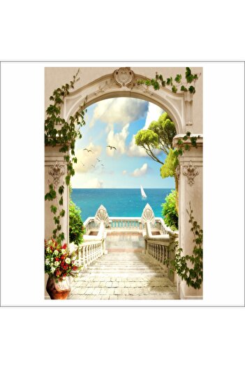 media Self-adhesive and washable wall mural Gate to the Sea4, 135 x 225 cm