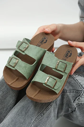 SWORD Unisex Orthopedic Sole Slippers Double Banded Buckle Daily Comfortable Home and Outdoor Slippers