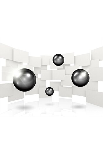 media Black Balls Wall Sticker, 270 x 200 cm