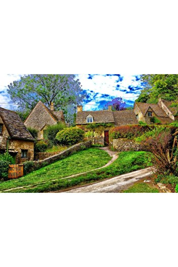 media Self-adhesive and washable wall mural Rustic Holiday, 270 x 200 cm