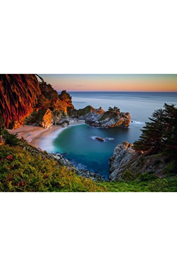 media Self-adhesive and washable wall mural Gulf Beach, 200 x 150 cm