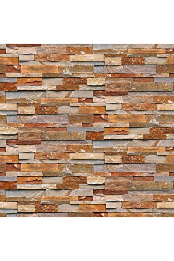 media Photo wallpaper Brown stone wall, 400 x 250 cm