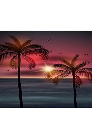 media Wallpaper Palm trees3, 300 x 250 cm