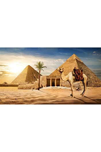 media Self-adhesive and washable wall mural Pyramids 4, 220 x 135 cm