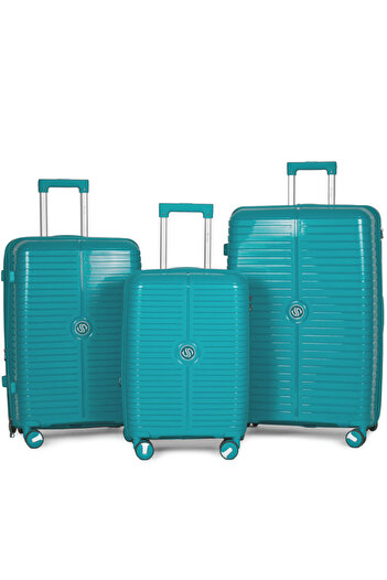 Shihon Shehyoun 3-Piece Anti-Shatter Luggage Set