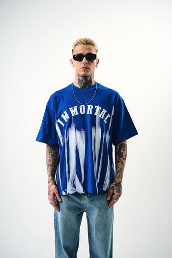 Respire Ανδρικό μπλουζάκι Immortal με στάμπα Oversize Saks