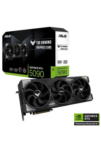 ASUS بطاقة رسومات TUF-RTX5090-32G-GAMING سعة 32 جيجابايت 512 بت GDDR7 DP/HDMI PCI 5.0