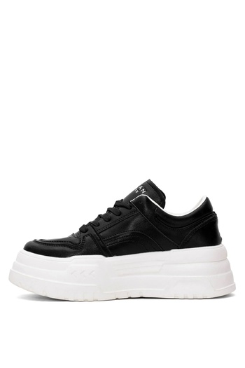 Lufian Darla Women's Genuine Leather Classic Sneaker Black 121230020