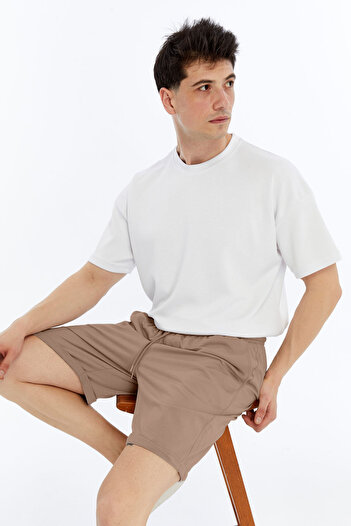 OXVİN Men's Modal Blend Double Leg Shorts