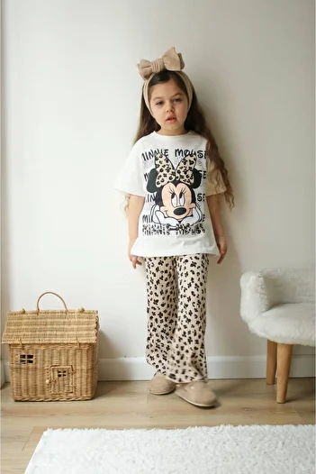 JELİBOOM Leopard Patterned Girl's Set