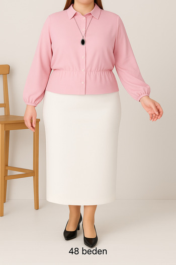 CNG MODA Plus Size Hijab Pencil Skirt