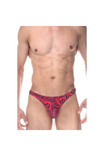 Narnuga Red Zebra Men's Thong
