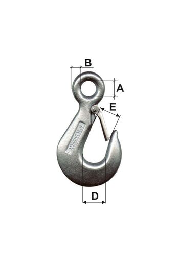 MK Galvanized Secure Hook 1000Kg / 18Mm/33Mm