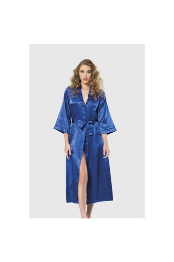 Narnuga Saks Long Satin Dressing Gown
