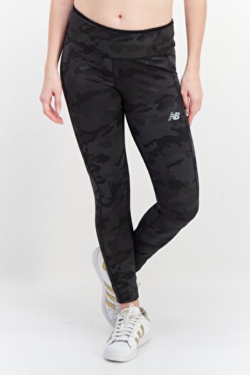New Balance Women Sportswear Fit Camouflage Training Tights, Multicolor