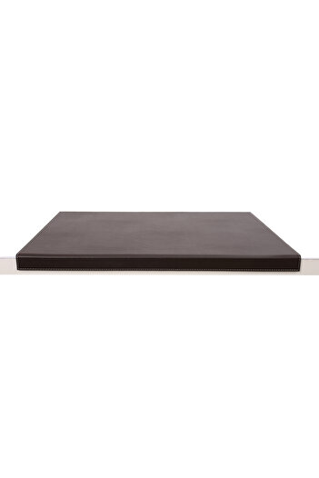 2K Desk Mat Coverless Desktop Single Edge Protected Desk Pad Vegan 40X60 Cm. Brown