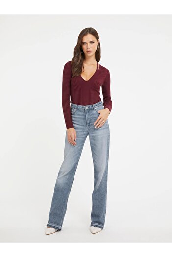 Guess Pulover de damă Ls Vn Aline