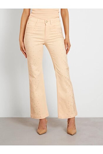 Guess Normal Waist Normal Leg Skinny Fit Orange Women Denim Pants W4Ga0Ud4Pv4-S0Da