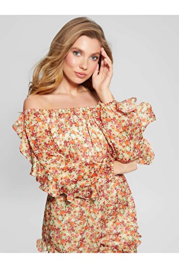 Guess Çok Renkli Kadın Tulum W4GD85WCWF2-P54Z
