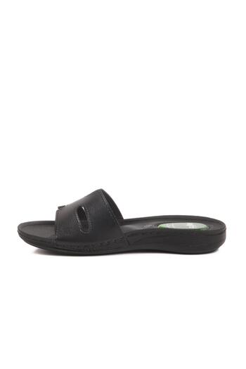 AYAKMOD Black Gel Sole Women's Slippers Bento 6813 Z