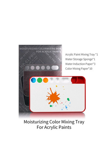 Choice Set DSPIAE Wet Palette for Acrylic Painting Model Coloring Wet Tray Portable Paints Painting Miniatu