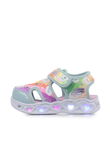 SKECHERS SANDALE HEART LIGHTS 302977N-TQMT