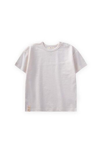 Cigit Basic T-Shirt Off White for Ages 1-10