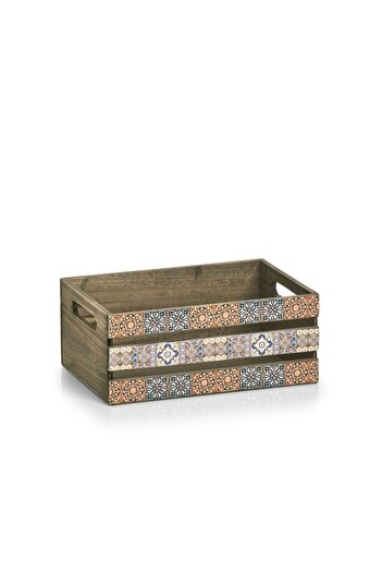 zeller μωσαϊκό κουτί αποθήκευσης, ξύλινο, 32 x 22 x 13,5 εκ.