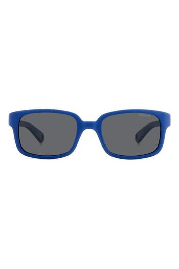 Polaroid Boys' Pld K008/s Fll/m9 Polarized Sunglasses, Plastic, Blue, 44 Mm