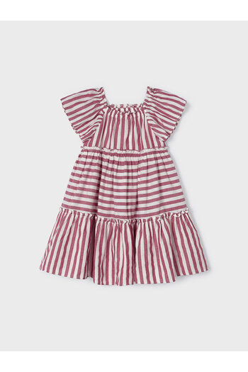 MAYORAL Girl Summer Dress 3928 Burgundy