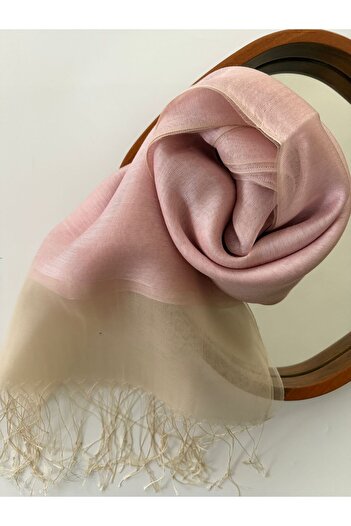 ARMANDA Silk Double Layer Tulle Shawl