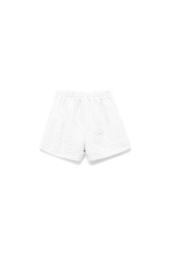 Koton Textured Mini Shorts with Pile Detail and Elastic Waist