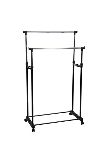 5 five simply smart Suport mobil dublu pentru haine 5five 84x42 x Î. 96,5 / 170 cm