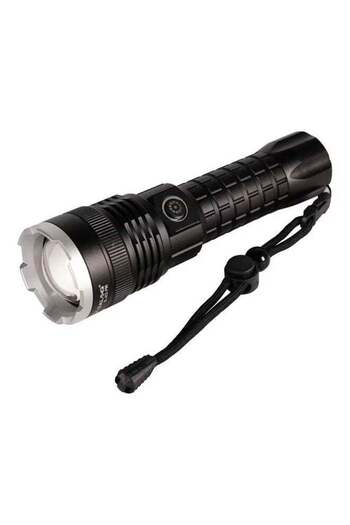 Generic P90 Rechargeable Flashlight With 3 Lighting Modes and Water Resistant