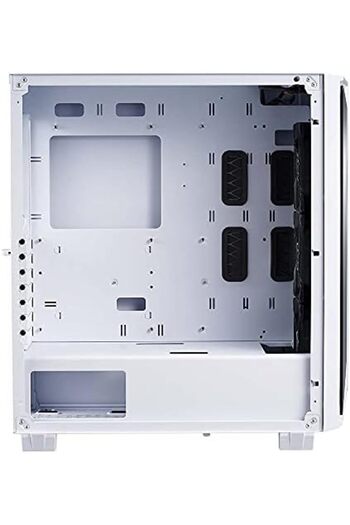 XPG Cruiser Mid-Tower Aluminum Frame Tempered Glass Panel with Removable Dust Filter PC Case Include