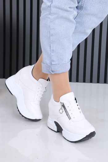 layki Women's 8 cm Sole Orthopedic Daily Sports Shoes