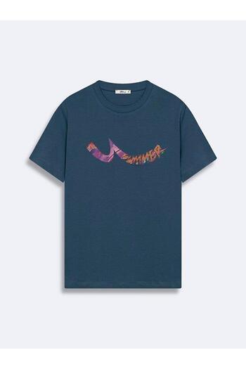 Ltb Tricou cu mânecă scurtă pentru femei GONOLA Logo Indigo 122580090608913979