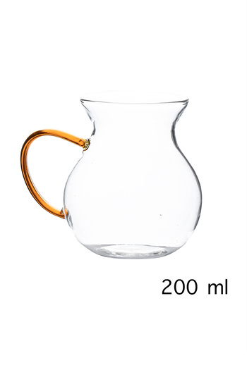 Porsima LM-0035 Ehli Keyf 4 Parça 4 Kişilik Çay Seti – 200 ml Borosilikat Cam Kulplu Tombik Bardak Takımı