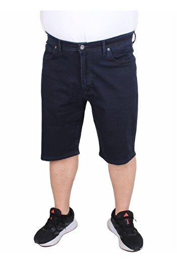 Starbattal Plus Size Jeans Capri Power Lycra Comero 11913 Navy Blue