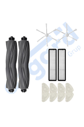 Asgard Grup DREAME D10S, D10S PRO, D9 MAX GEN 2 COMPATIBIL 2 Perie principală 2 Perie laterală 2 Filtru 4 Mop