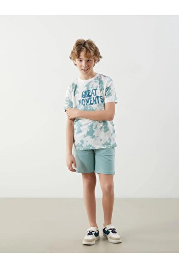 LC Waikiki Lcw Crew Neck Boys T-Shirt and Shorts (S5)