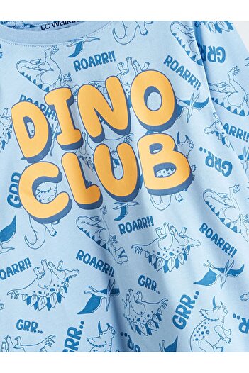 LC Waikiki LCW Kids Bisiklet Yaka Erkek Çocuk Pijama Takımı