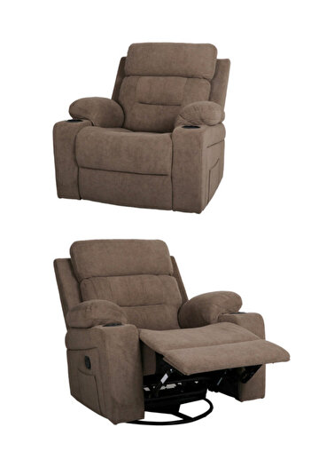 Generic Velvet recliner Chair,Lazy Chair Single Seater Sofa for Living Room Bedroom & Home Office